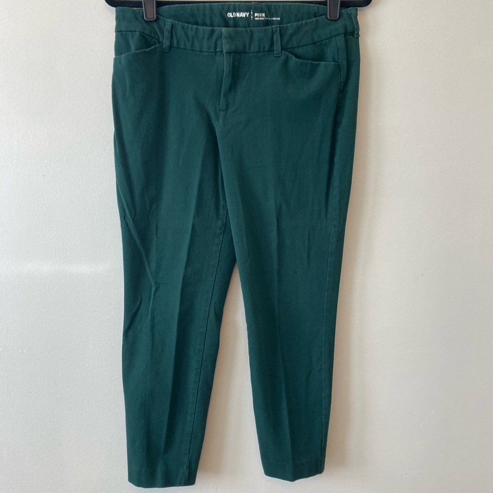 Old Navy Pixie Pants Green Shade Size 12